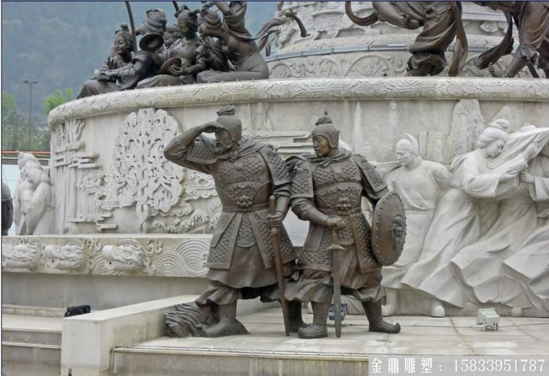 古代士兵雕塑 人物铜雕塑